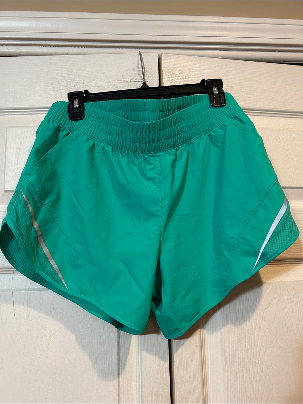 Athletic Works-  L - Teal Women’s Athletic Shorts with Reflective Accents